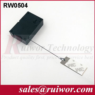 China RUIWOR RW0504 Retractor de cable cuboide con extremo de etiqueta de perro pegajoso proveedor