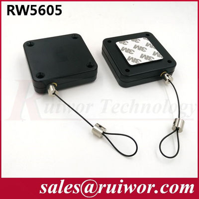 China RUIWOR RW5605 Cuadrado Cinturón de seguridad multipropósito Fuerzas de retroceso MAX 2.5LB / longitud del cable MAX 400CM proveedor