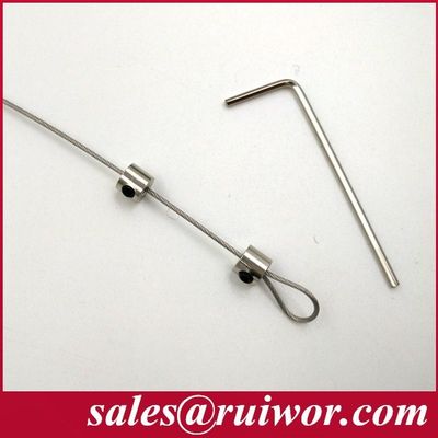 China RUIWOR RW0005 ajustar el trabajo de lazo con caja de tira anti-robo / seguridad retráctil de la cuerda / seguro recollador retráctil de cable proveedor