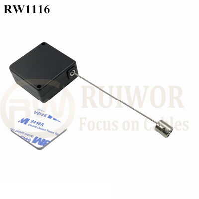 RW1116 Square Retail Security Tether Plus Side Hole Hardwar