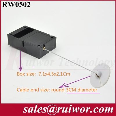 RUIWOR RW0502 Correa de seguridad cuboide con extremo de placa adhesiva ABS proveedor