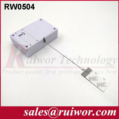 RUIWOR RW0504 Retractor de cable cuboide con extremo de etiqueta de perro pegajoso proveedor