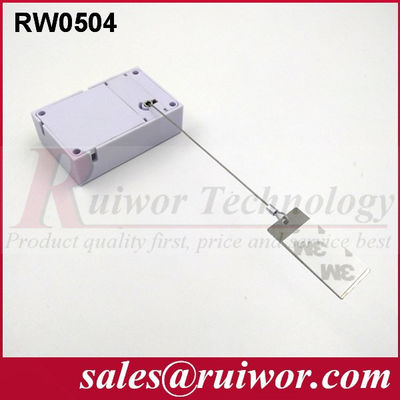 RUIWOR RW0504 Retractor de cable cuboide con extremo de etiqueta de perro pegajoso proveedor