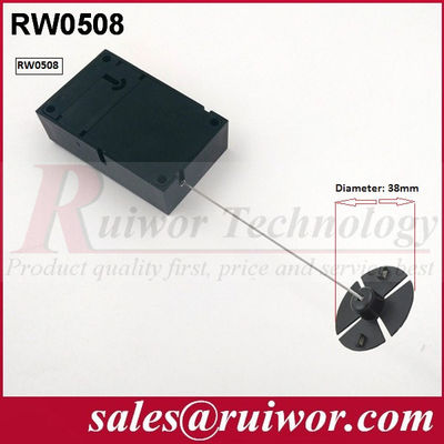 RUIWOR RW0508 Cuboide caja anti-robo de tira con terminales de placa de ABS pegajosa proveedor