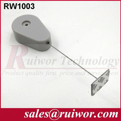 RUIWOR RW1003 Recoiler antirrobo en forma de gota con extremo de placa de metal pegajoso proveedor