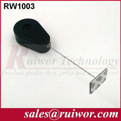 RUIWOR RW1003 Recoiler antirrobo en forma de gota con extremo de placa de metal pegajoso proveedor