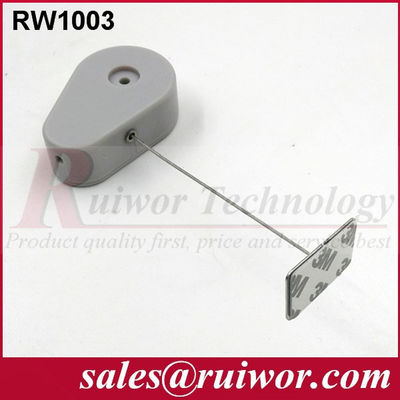 RUIWOR RW1003 Recoiler antirrobo en forma de gota con extremo de placa de metal pegajoso proveedor