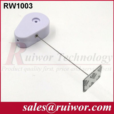 RUIWOR RW1003 Recoiler antirrobo en forma de gota con extremo de placa de metal pegajoso proveedor