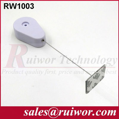 RUIWOR RW1003 Recoiler antirrobo en forma de gota con extremo de placa de metal pegajoso proveedor