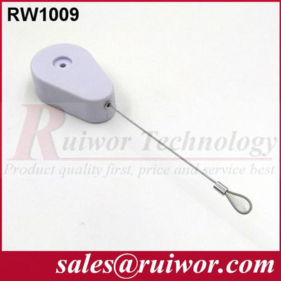 RUIWOR RW1009 Recoiler antirrobo en forma de gota con extremo de cable de bucle proveedor
