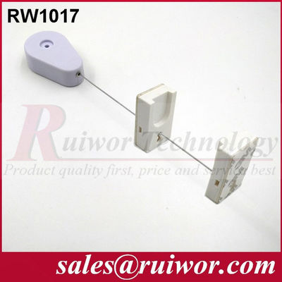 RUIWOR RW1017 Retractor de cable en forma de gota con extremo de soporte de pantalla magnética gomosa proveedor