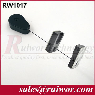 RUIWOR RW1017 Retractor de cable en forma de gota con extremo de soporte de pantalla magnética gomosa proveedor