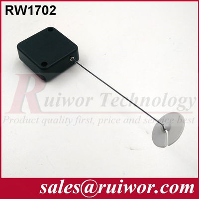 RUIWOR RW1702 Retractor de cable cuadrado con extremo de placa adhesiva ABS proveedor