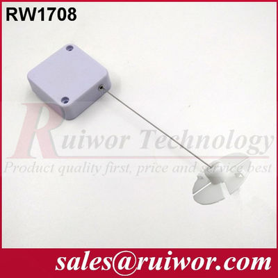 RUIWOR RW1708 Recoiler cuadrado antirrobo con terminales de placa ABS gomosa proveedor