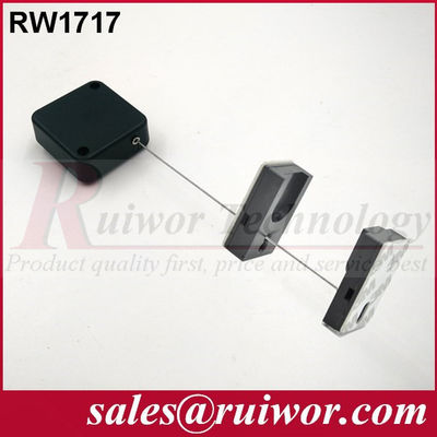 RUIWOR RW1717 Cinturón retráctil cuadrado con extremo de soporte de pantalla magnética adhesiva proveedor