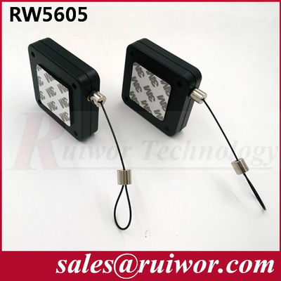 RUIWOR RW5605 Cuadrado Cinturón de seguridad multipropósito Fuerzas de retroceso MAX 2.5LB / longitud del cable MAX 400CM proveedor