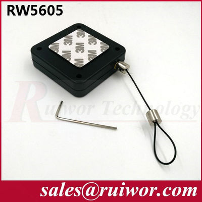 RUIWOR RW5605 Cuadrado Cinturón de seguridad multipropósito Fuerzas de retroceso MAX 2.5LB / longitud del cable MAX 400CM proveedor