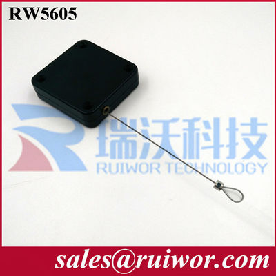 RUIWOR Cuadrado en forma de RW5600 Sereis Multipropósito caja de tira antirrobo fuerza de retroceso MAX 2.5LB/ longitud del cable MAX 400CM proveedor