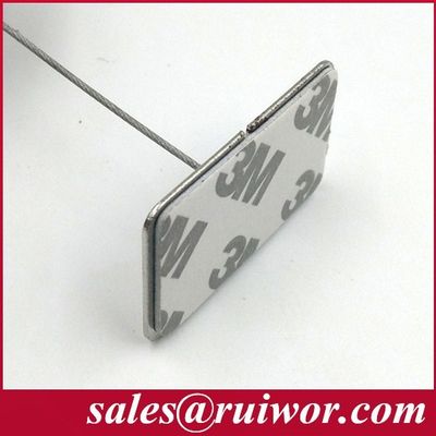 RUIWOR RW0003 Trabajo de placas metálicas adhesivas con caja de tira antirrobo / correa de seguridad retráctil / carrete de cable seguro proveedor