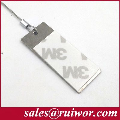 RUIWOR RW0004 Trabajo de placas de metal pegajoso con caja anti robo / correa de seguridad retráctil / retráctor de cable seguro proveedor