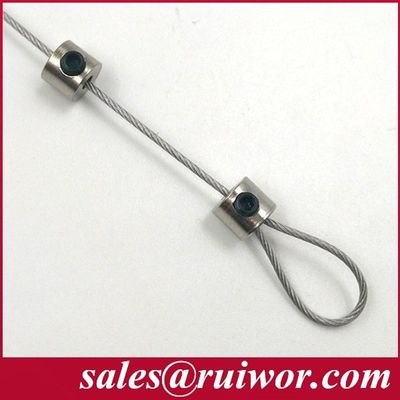 RUIWOR RW0005 ajustar el trabajo de lazo con caja de tira anti-robo / seguridad retráctil de la cuerda / seguro recollador retráctil de cable proveedor