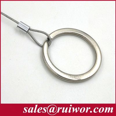 RUIWOR RW0014 Cable de llaveros desmontable personalizable Trabajo final con caja anti robo / correa de seguridad retráctil proveedor