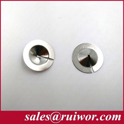 RUIWOR RW0019 Trabajo de placas metálicas adhesivas circulares con caja de tira antirrobo / correa de seguridad retráctil / carrete de cable proveedor