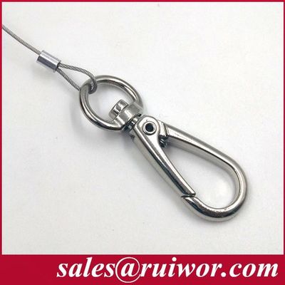 RUIWOR RW0024 Cable de gancho de llave Trabajo de extremo con caja de tira antirrobo / correa de seguridad retráctil / retráctor de cable seguro proveedor