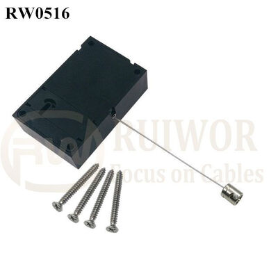 RW0516 Cuboid Anti Theft Pull Box With Side Hole Hardwar Cable End Used For Product Positioning