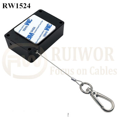 RW1524 Cuboid Multifunctional Retractable Cable With Key Hook Cable End