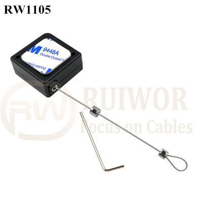 RuiWor RW1105 Ring Cable Retraction Mechanism Keys Anti Theft Display Pull Box Shoes Retail Automatical-Ly Drawn Back Tether