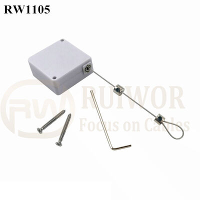 RuiWor RW1105 Cup Secure Automatical-Ly Drawn Back Tether Electric Kettle Retail Retractable Pull Box Glasses Display Reel