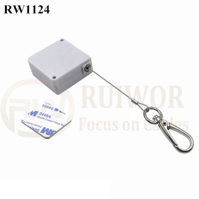 RW1124 Square Retail Security Tether Plus Key Hook