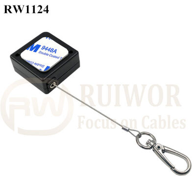 RW1124 Square Retail Security Tether Plus Key Hook
