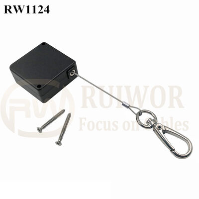RW1124 Square Retail Security Tether Plus Key Hook