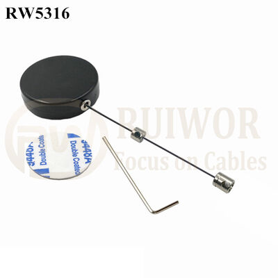 RW5316 Round Security Display Tether Plus Side Hole Hardwar