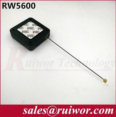 RUIWOR RW5600 Cuadrado Multipropósito Anti robo Caja de tracción Fuerzas de retracción MAX 2.5LB / longitud del cable MAX 400CM