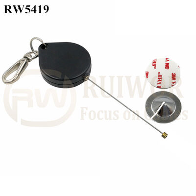 RW5419 Caja de seguridad en forma de corazón Plus Dia 22mm Placa de metal adherente circular
