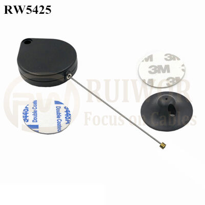 RW5425 Caja de seguridad en forma de corazón Plus Dia 38mm Placa de plástico adhesivo circular