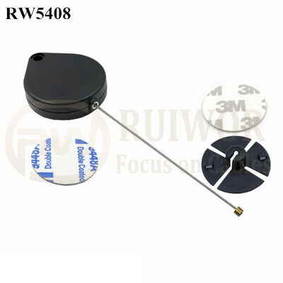 RW5408 Caja de seguridad en forma de corazón más Dia 38mm circular pegadiza flexible placa ABS